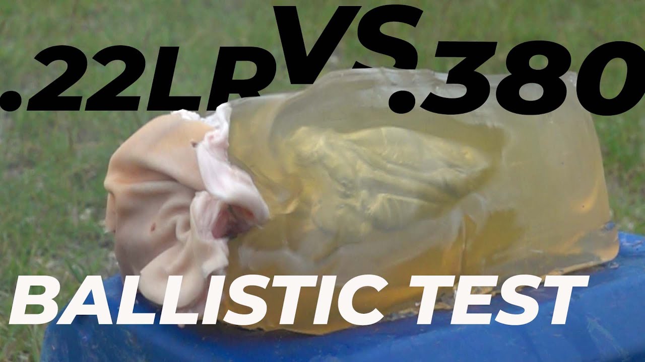 Gel Balistico 22LR Vs 380 ACP  🤩en espanol
