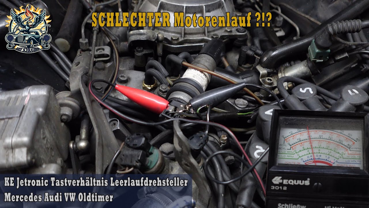 KE-Jetronic Ansteuerung Prüfung Leerlaufdrehsteller - Schlechter Motorenlauf?!?