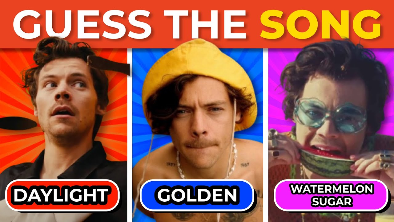 GUESS THE HARRY STYLES SONGS 🎤 | Song Quiz