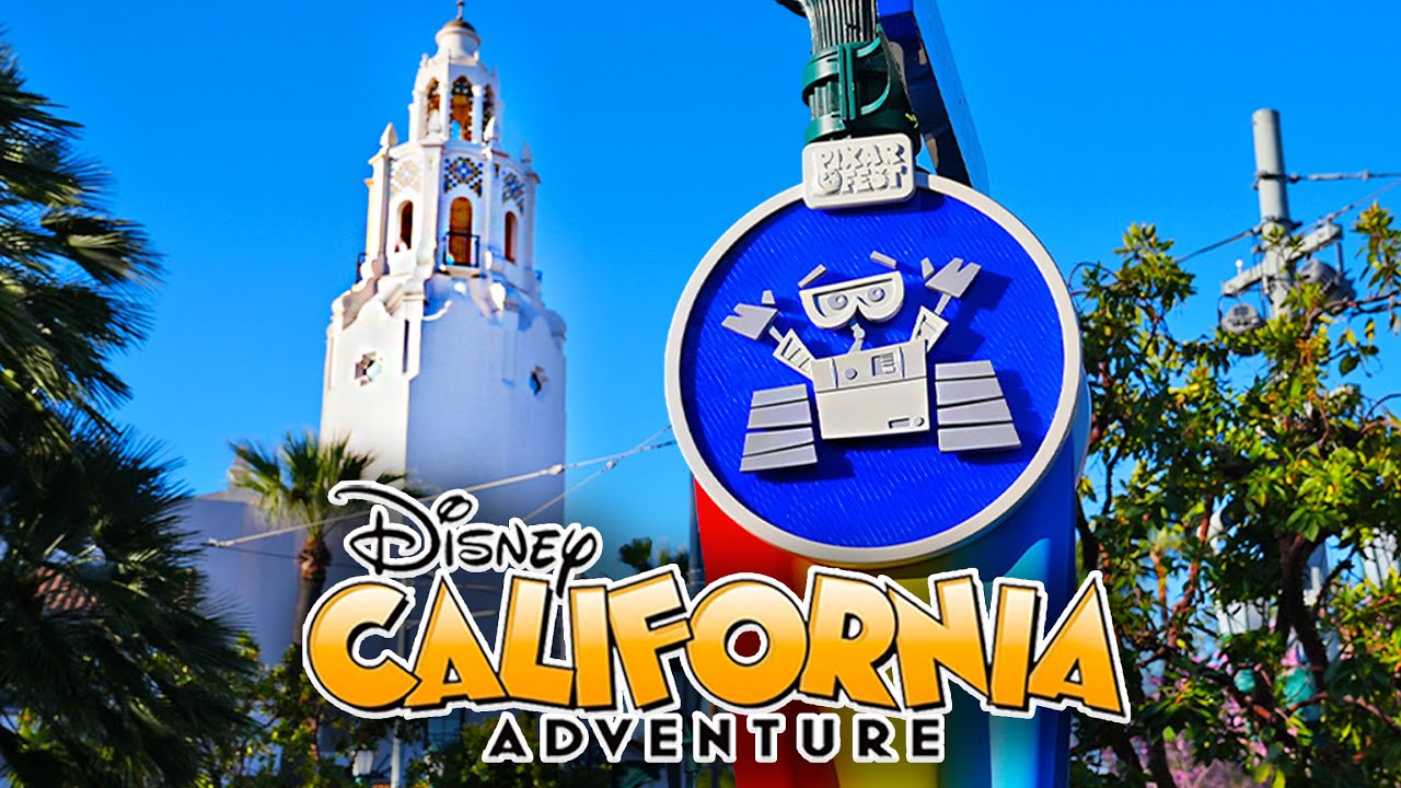 New Pixar Fest Decorations at Disney California Adventure - Disneyland Resort 2024 Walkthrough