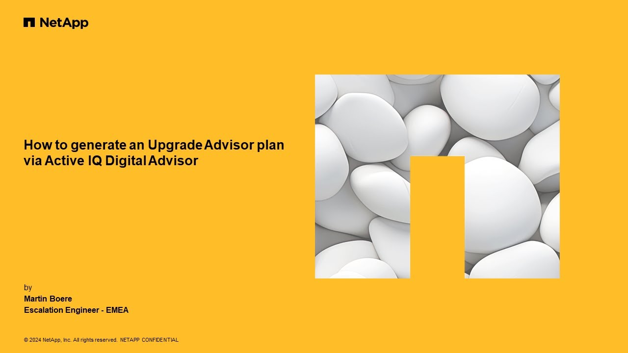 How to generate an Upgrade Advisor plan via Active IQ Digital Advisor