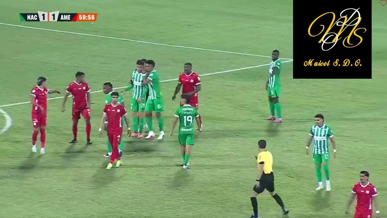 ATLETICO NACIONAL VS AMERICA DE CALI  ¡PARTIDO DE IDA Y VUELTA para el VERDE !