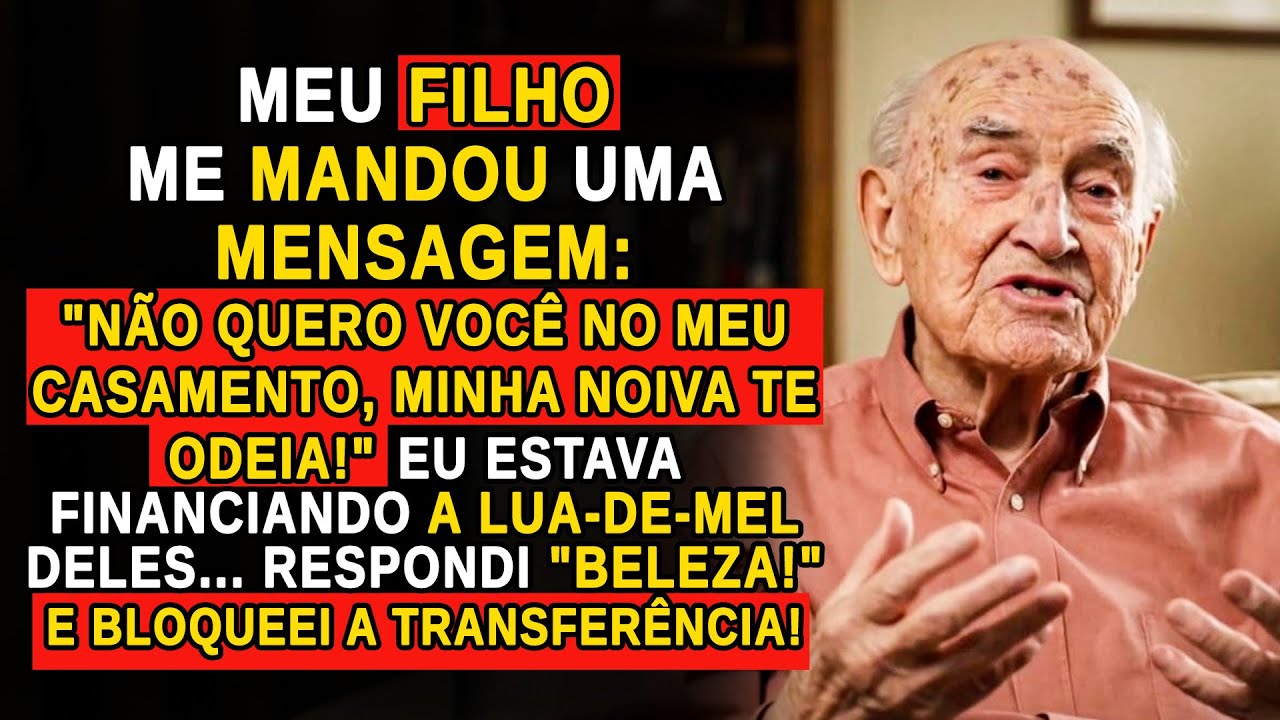MEU FILHO ME MANDOU UMA MENSAGEM: 