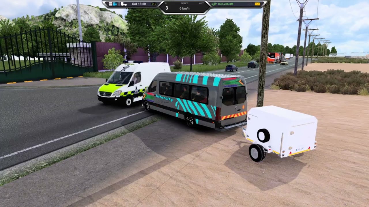 ETS2 Intercity Express Sprinter with Trailer Mod l ETS2 CARS MODS l EURO TRUCK SIMULATOR 2