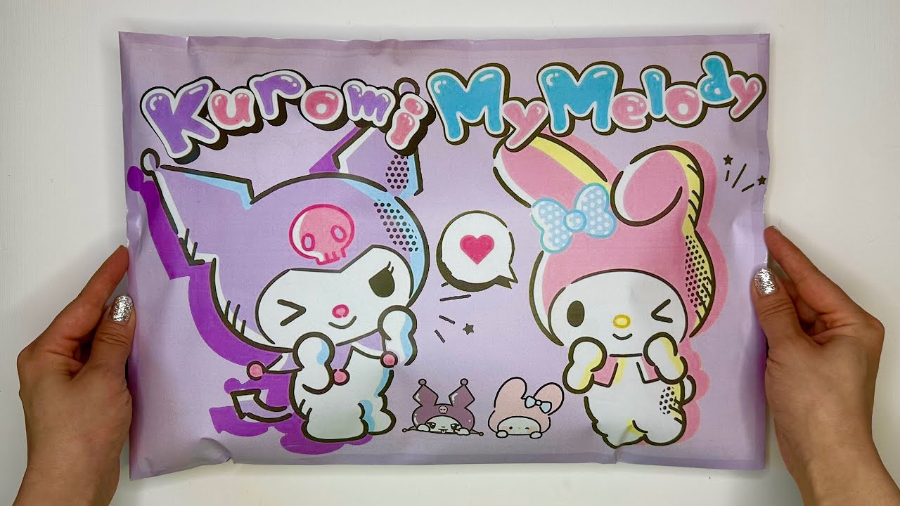 KUROMI and MELODY Blind Bags | ASMR | Sanrio blind bag paper 🎀 Paper sanrio