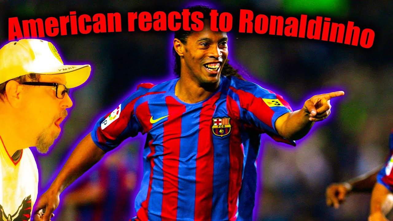 American Reacts to Ronaldinho: Football's Greatest Entertainment!!