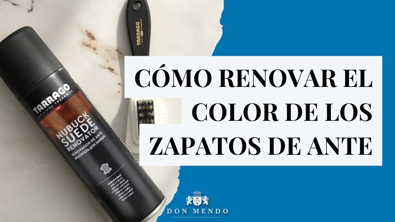 &iquest;C&oacute;mo recuperar el color tus zapatos de ante o nobuck?