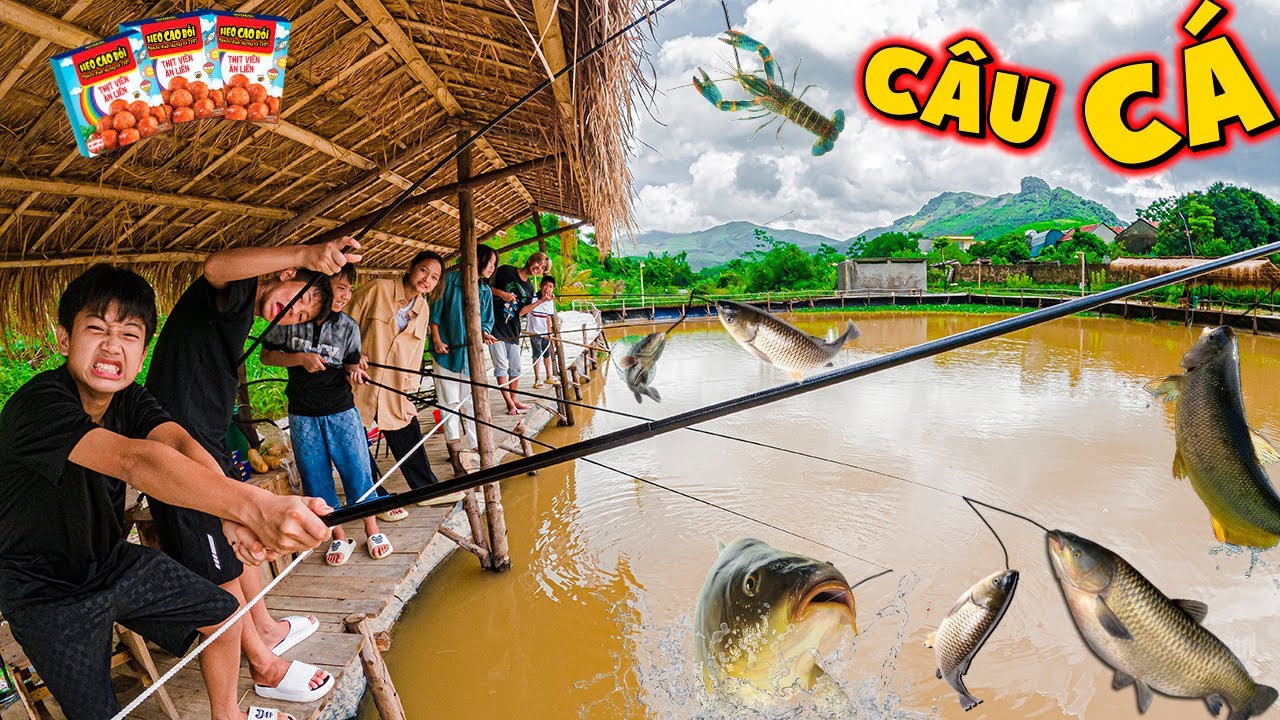 Thái Chuối | Cuộc Thi Câu Cá Nhận Thịt Viên Ăn Liền Heo Cao Bồi
