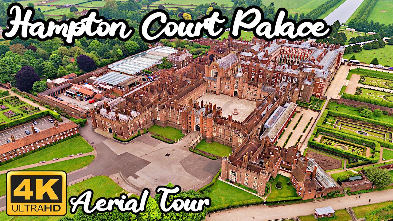 Historical Home Of King Henry VIII | Hampton Court Palace | Aerial Tour