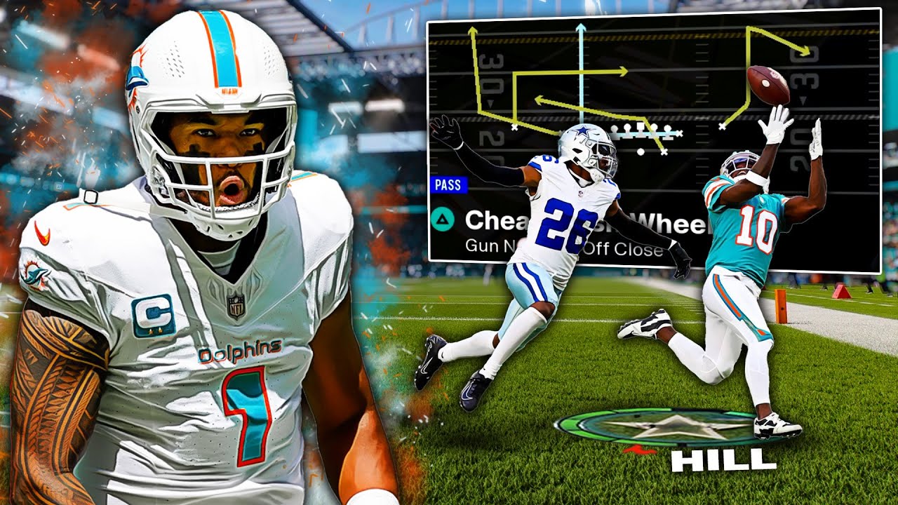 How To Run Dolphins Wide Zone Spread Offense (Madden 25)