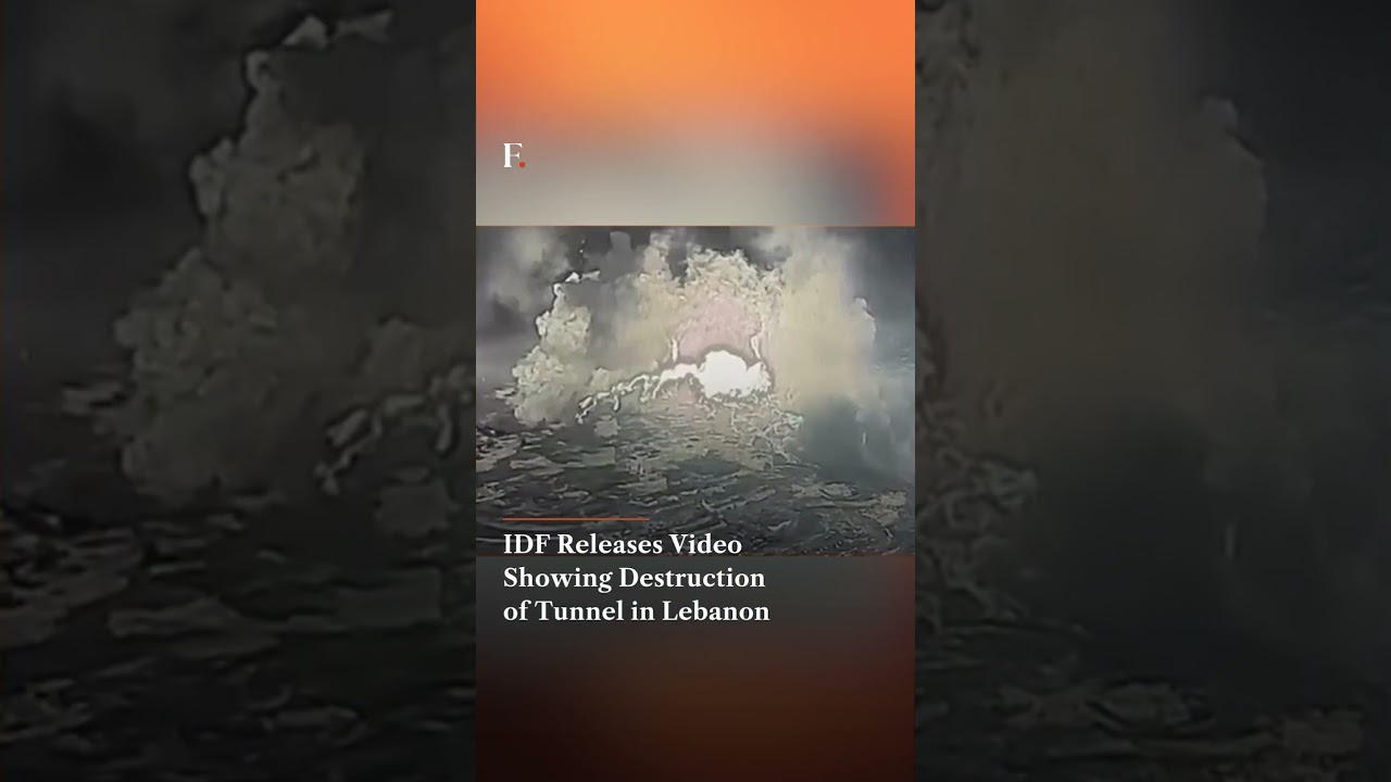 IDF Releases Video Showing Destruction of Tunnel in Lebanon | N18G