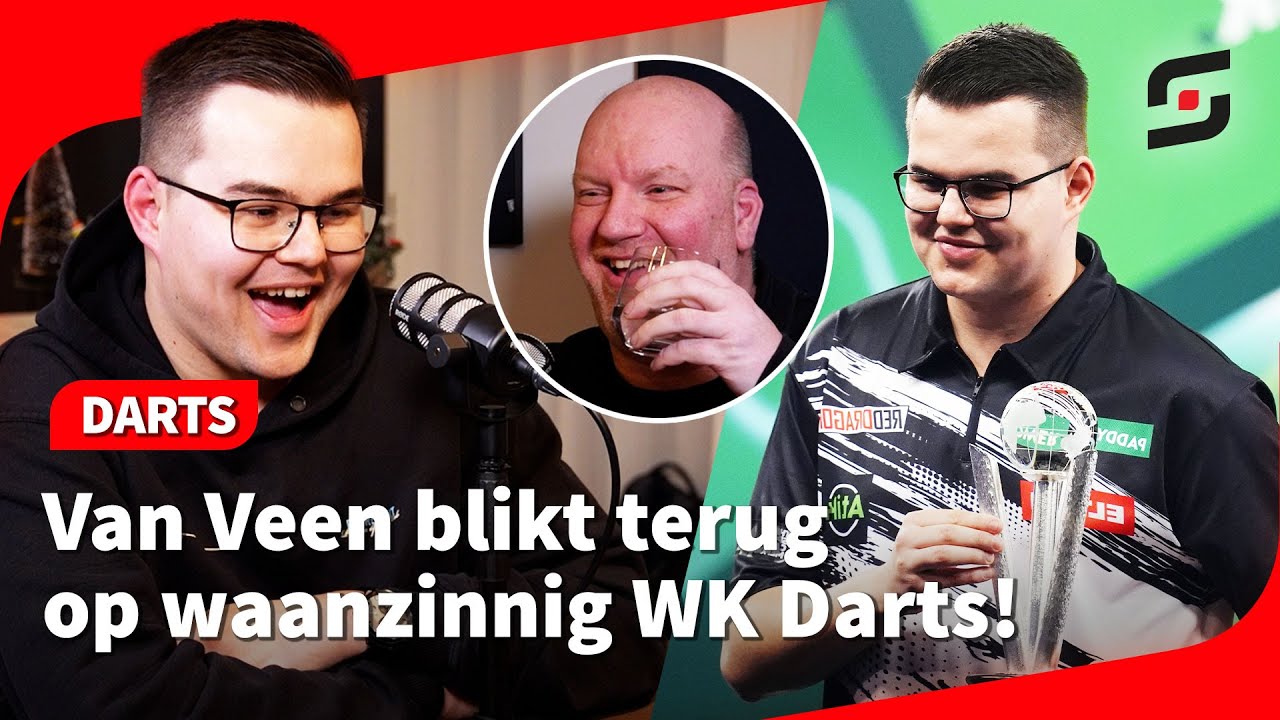 Van Veen sprak Van Gerwen na verloren WK-finale: ‘Of ik ergens last van had…’