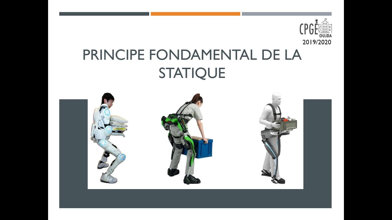 Statique : Principe fondamentale de la statique (1)