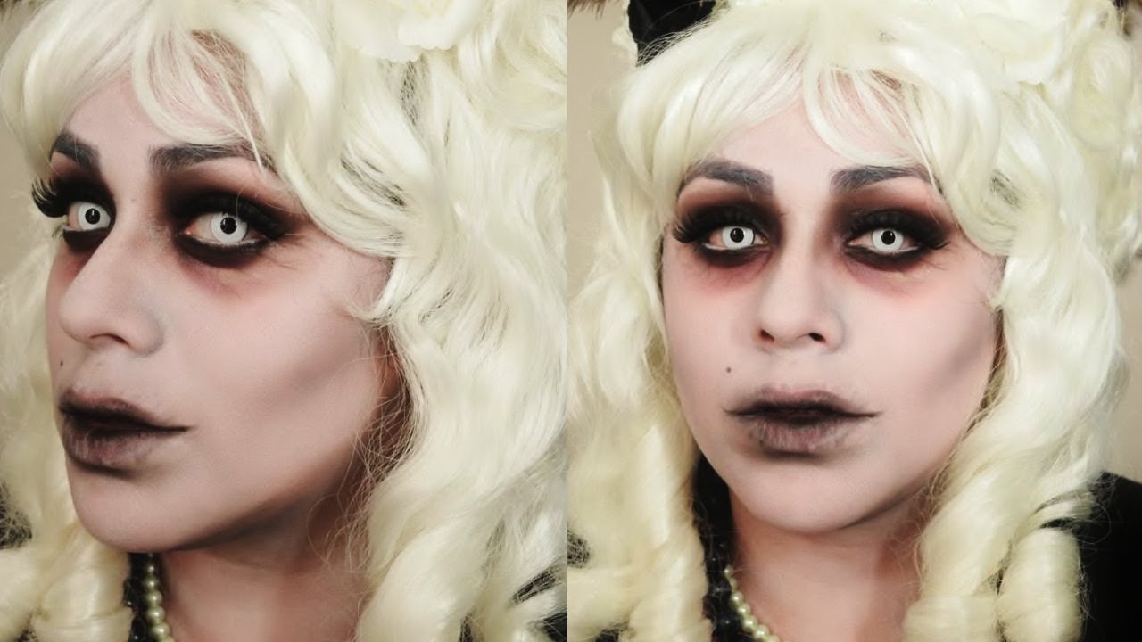 Halloween Makeup: Victorian Ghost Bride