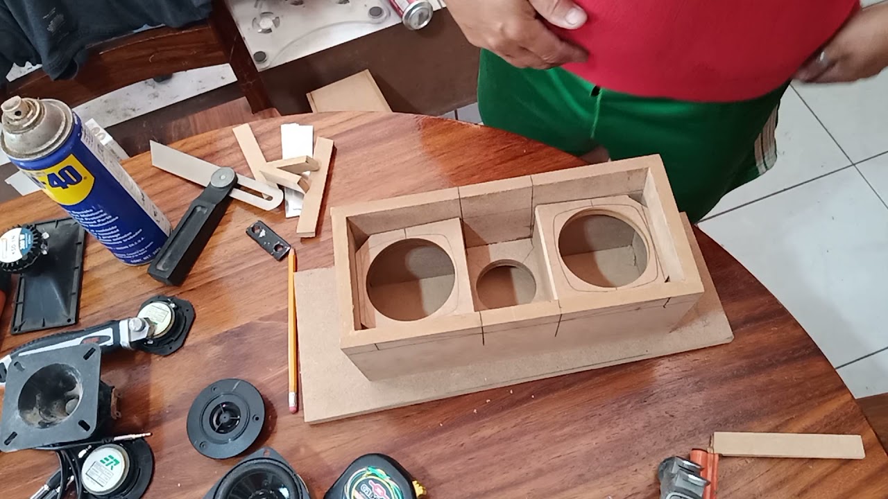 Parte 2 proceso de los LINEALES MINI MINI para bocinas de 3 pulg.y agudo ESTILO Y DISEÑO ABKASONO