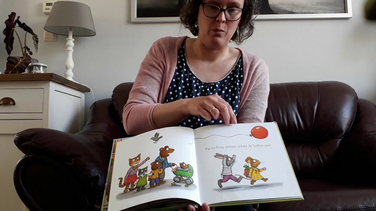 Pip en Posy en de grote ballon verteld voor Peuters