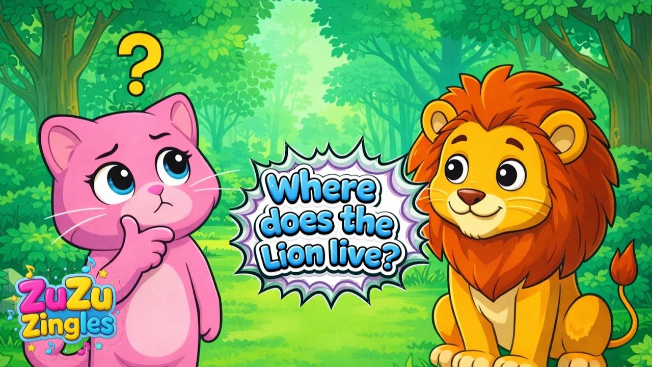 Animal Homes Song | Learn Animal Habitats | Kids Learning Song #NurseryRhyme #KidsSongs