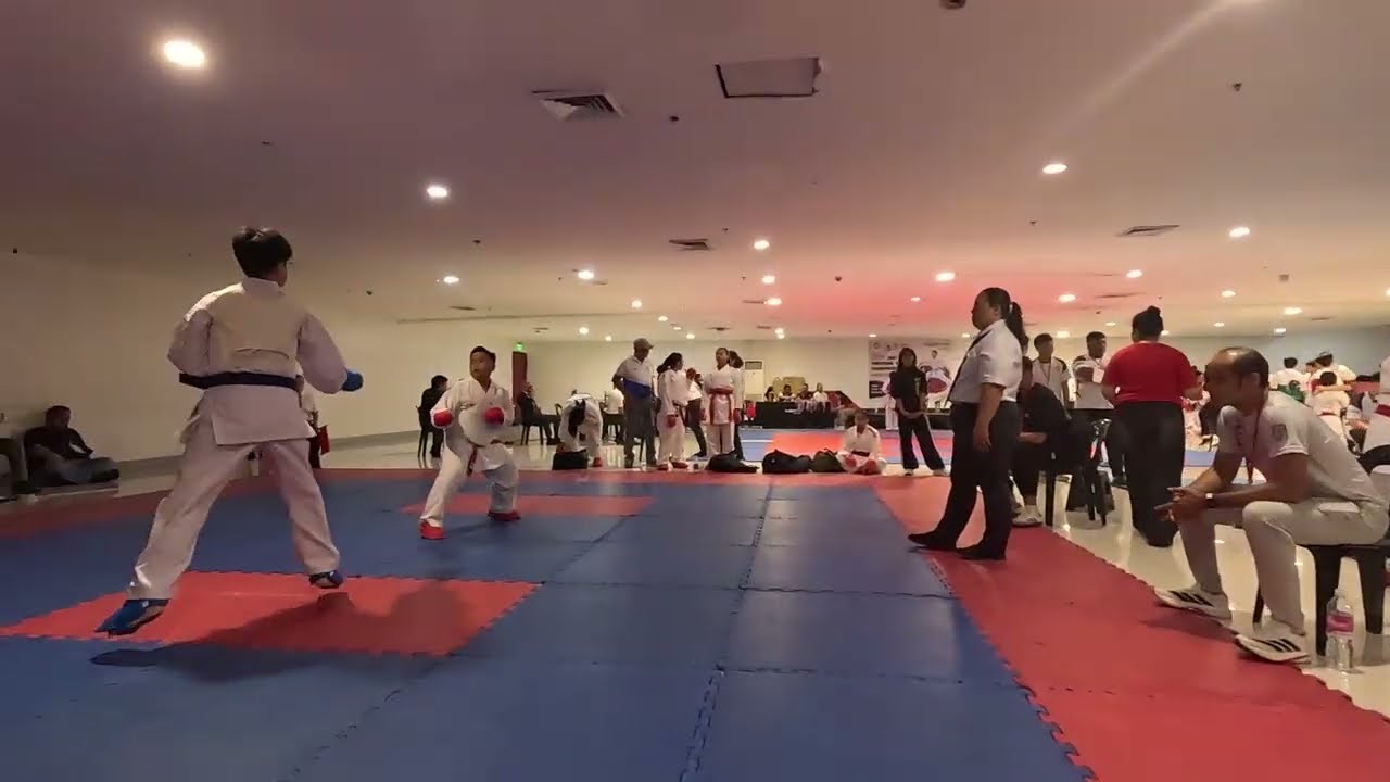 13th ISKF Ryo Shotokan - Aidan Finals Kumite Match -  Silver 20260315 via GoPro GX013911