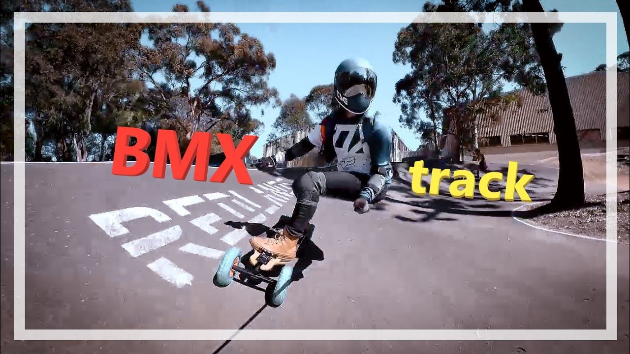 BMX Track on Electric Skateboard