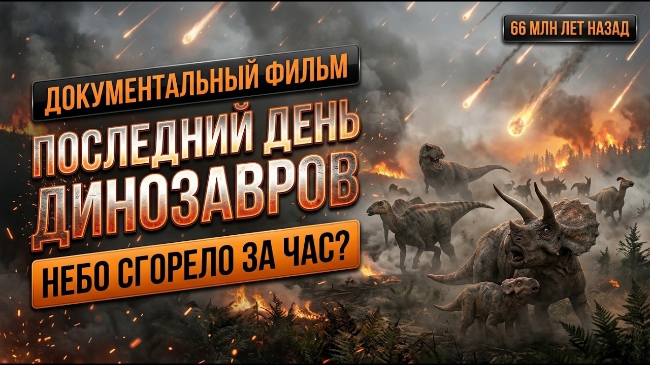 КАК ВЫМЕРЛИ ДИНОЗАВРЫ И КТО ВЫЖИЛ? 66 МИЛЛИОНОВ ЛЕТ НАЗАД | документальный фильм | AI реконструкция