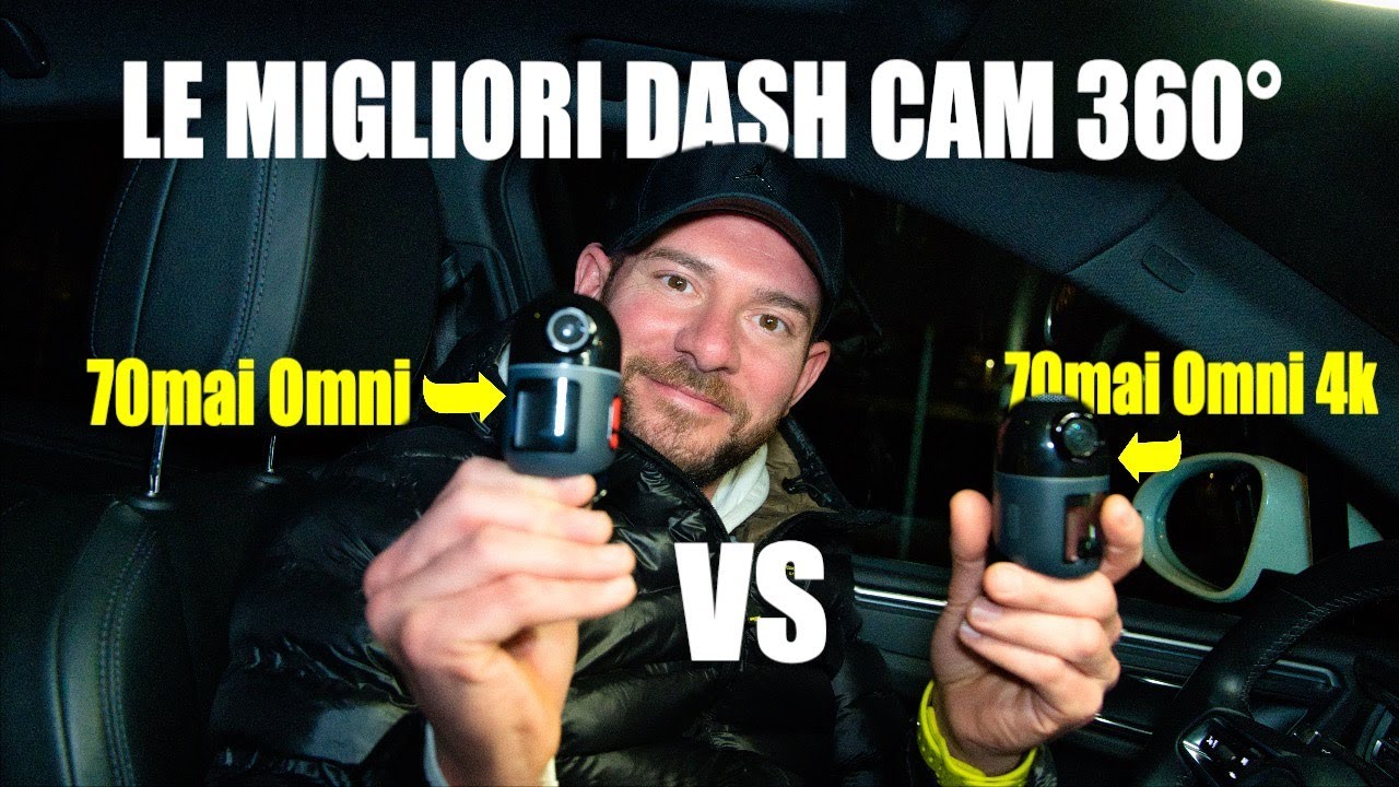 La MIGLIORE DASH CAM 360° !?! QUALE  SCEGLIERE ?!? 70mai 4K Omni VS 70mai Omni