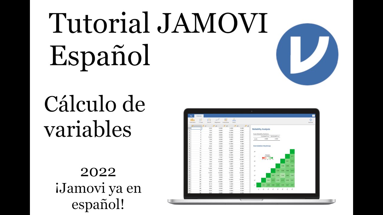 JAMOVI en Español- Cálculo de Variables (2022)