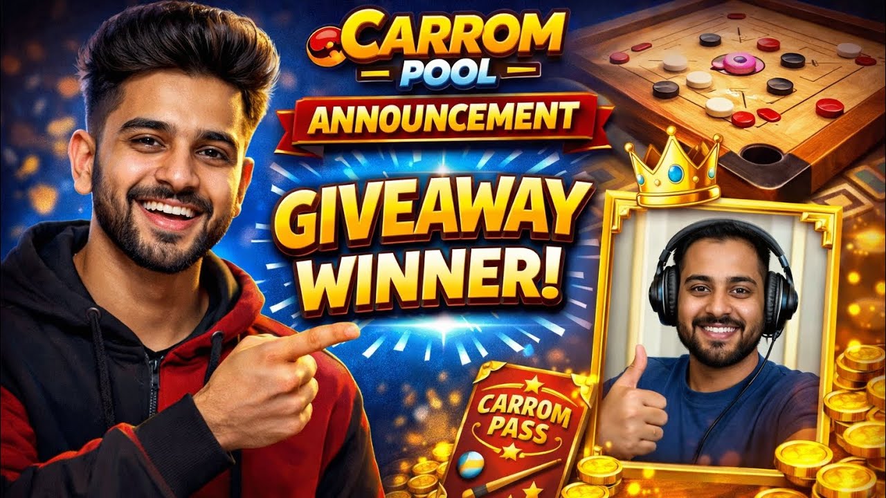 😱 You Won? Carrom Pool Giveaway Winner Announcement 🎁