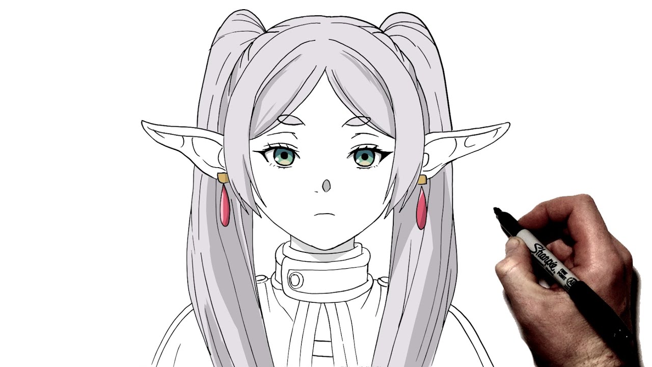 How To Draw Frieren | Step By Step | Frieren Journey's End
