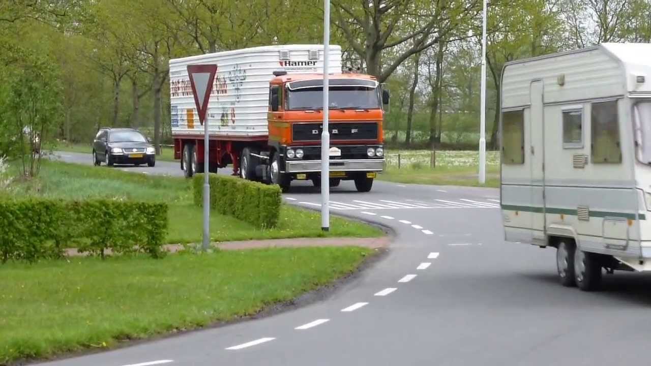 DAF Oldtimer Truck Club rondrit mei 2013