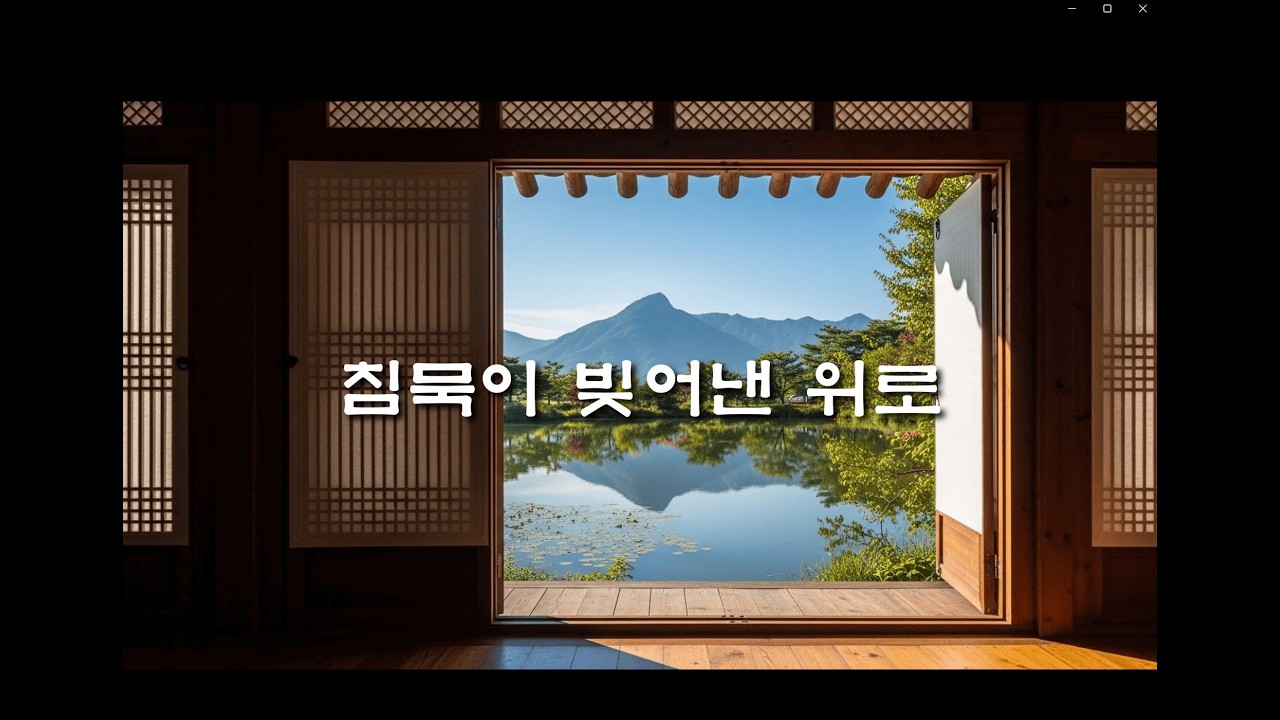 침묵이 빚어낸 위로 | The Comfort of Silence