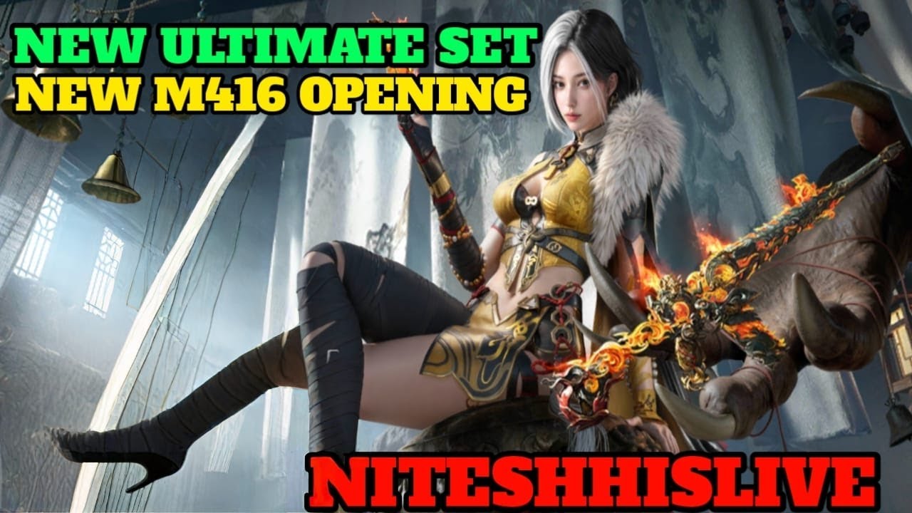 NEW ULTIMATE SET & M416 CRIMSOM SKYBLADE 7 LEVEL SKIN #shortsfeed #shorts #shortsbeta#trending