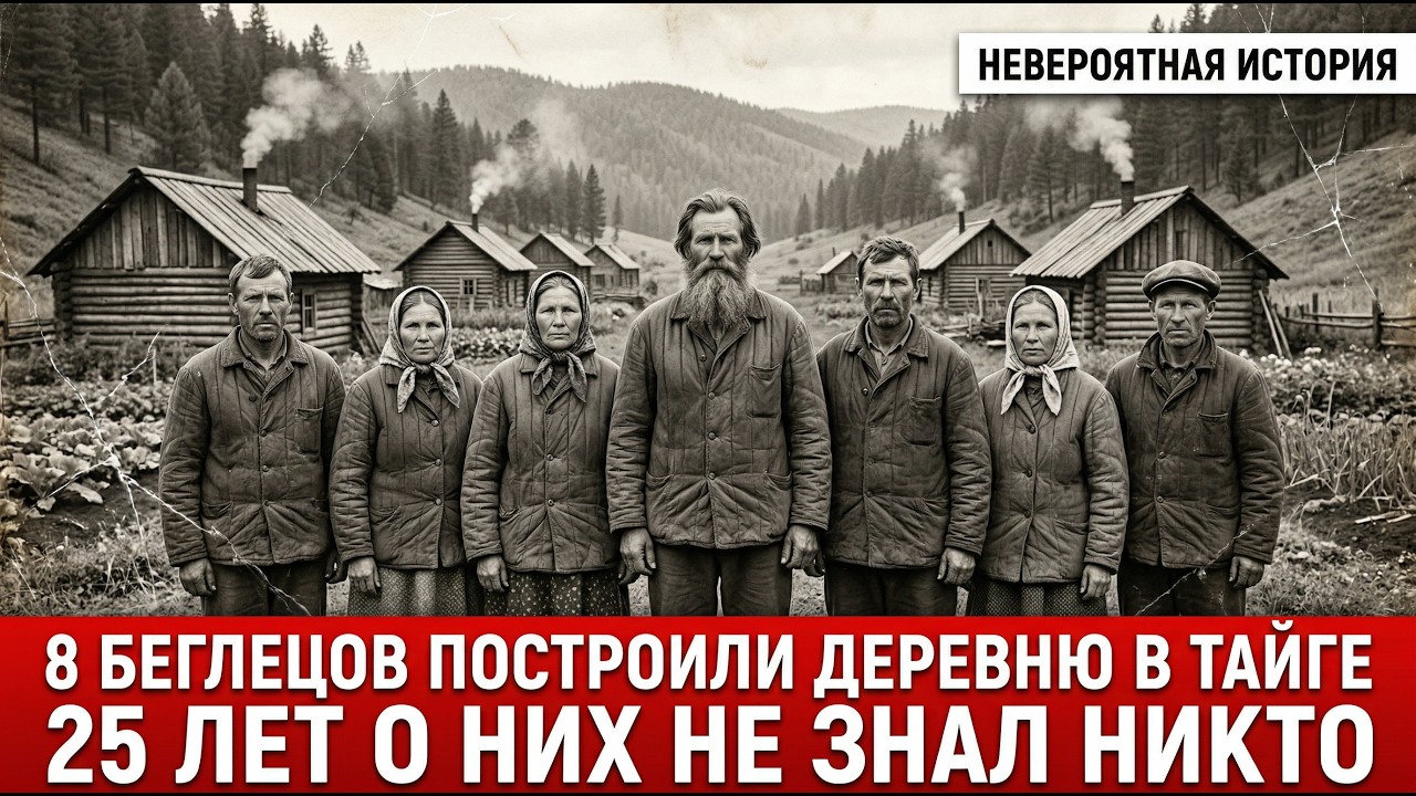 8 ЧЕЛОВЕК СБЕЖАЛИ В ТАЙГУ В 1949 И ИСЧЕЗЛИ НАВСЕГДА | через 25 лет геолог навёл бинокль на долину