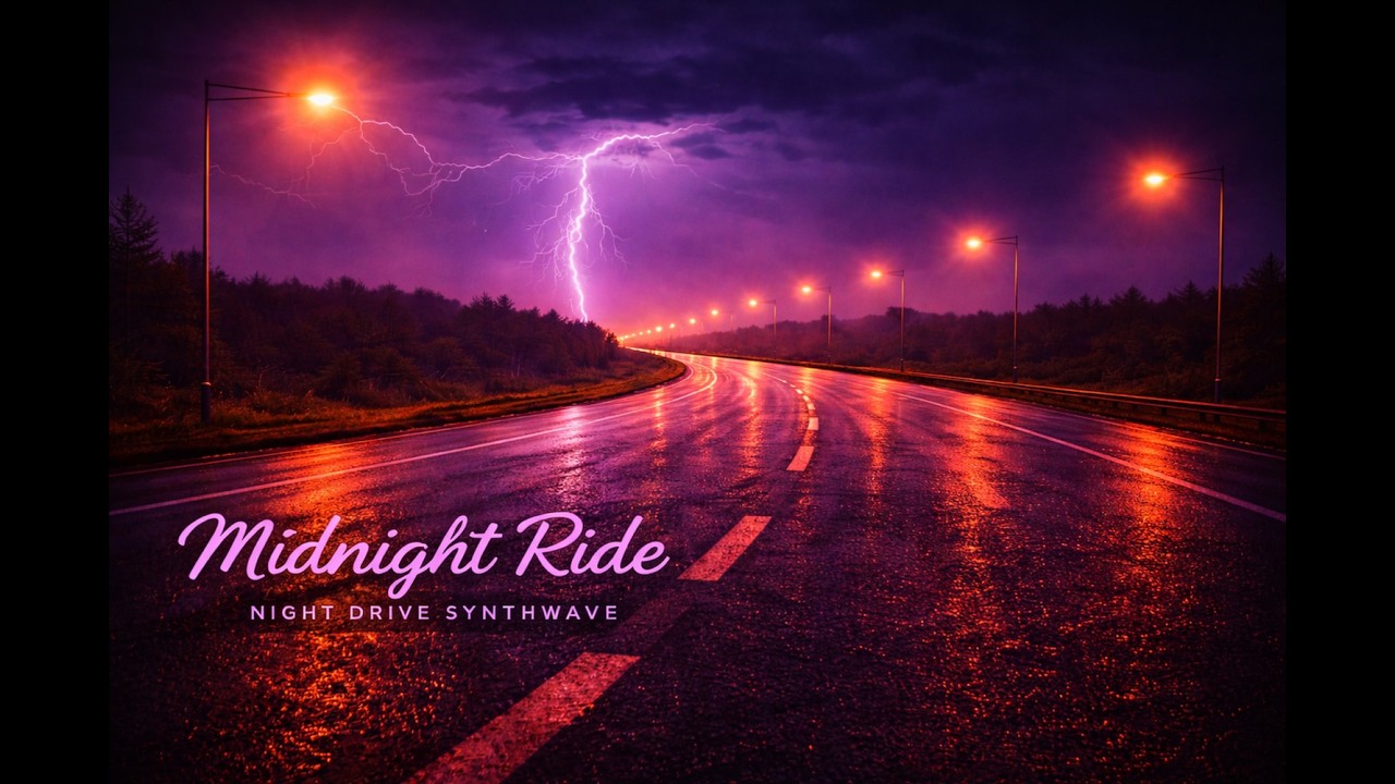 Night Drive Synthwave 🌙 Neon Skyline Drift | 1 Hour Retrowave Mix
