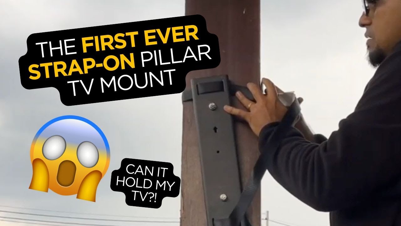 No-Drill Strap-On TV Mount for Temporary Outdoor Setups 🌳📺 | ZeboZap Installation Guide | ZeboZap