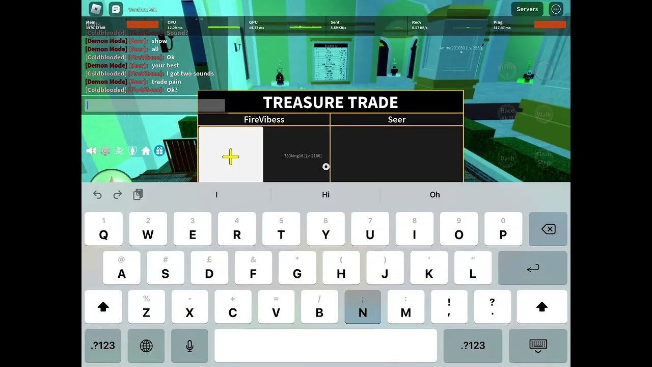 This fake seer tried scamming me @SeerRblx