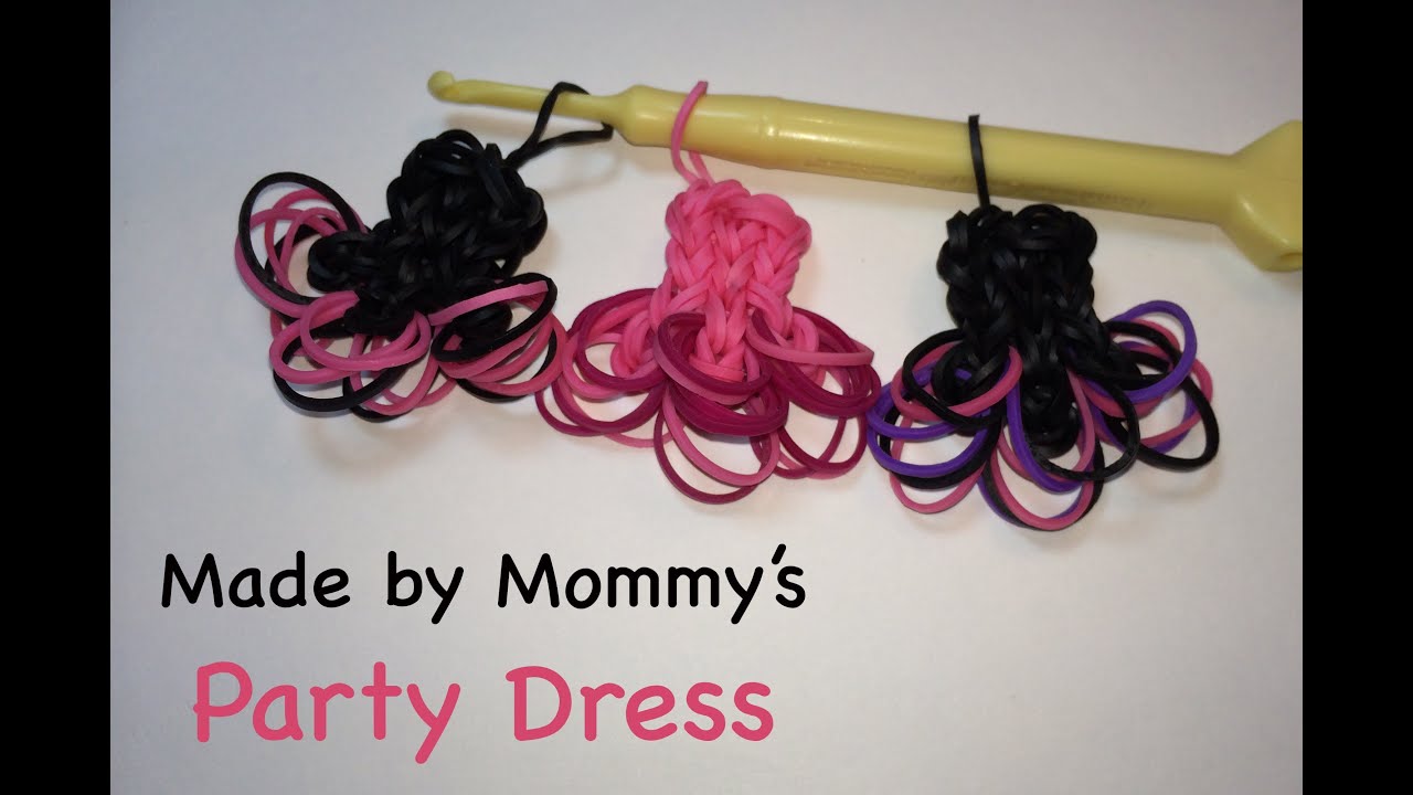 Rainbow Loom Ballerina Party Dress Charm