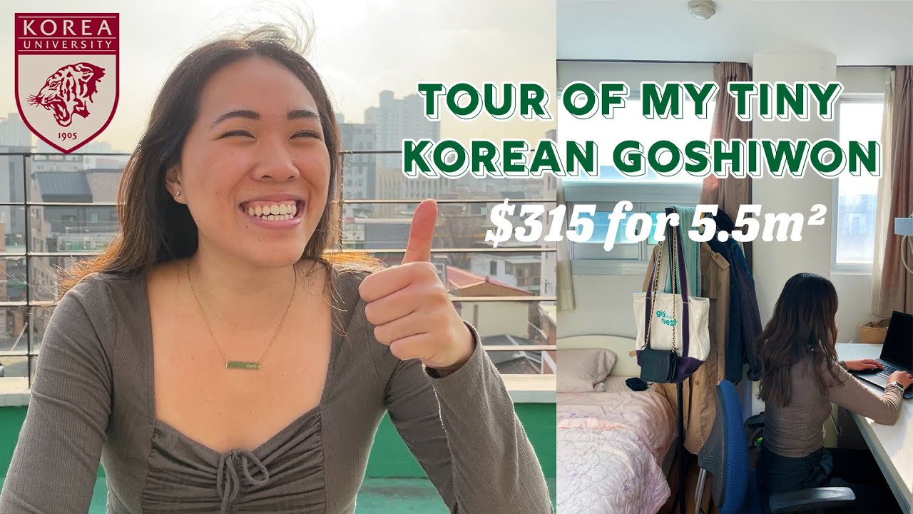 My $315 Goshiwon Room Tour & Review | Korea University in Anam, Seoul 🇰🇷