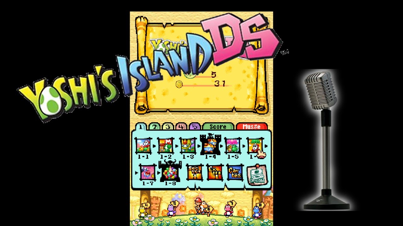 Yoshi's Island DS - Map (Acapella)