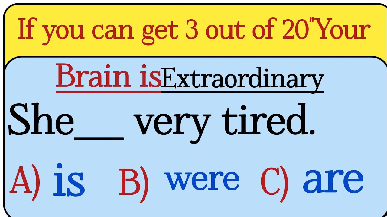Mixed English grammar✨  test if you get 3 out of 20 your English grammar test