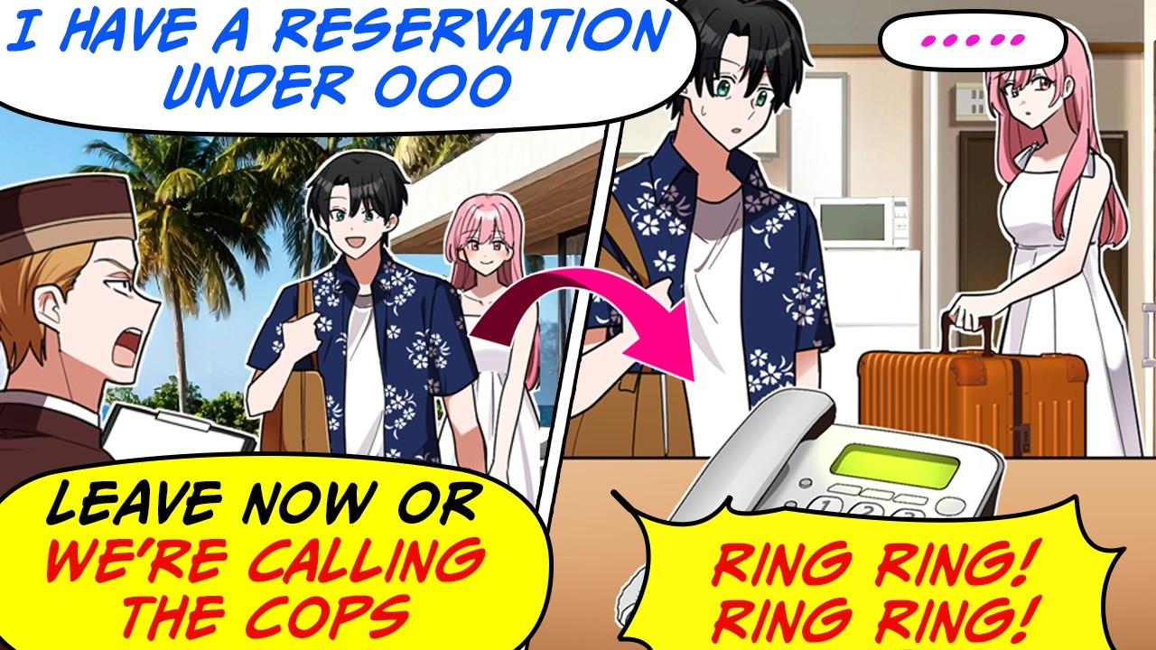 I Arrived at the Hawaii Hotel for Our Anniversary! But Someone Stole My Room... [RomCom Manga Dub]