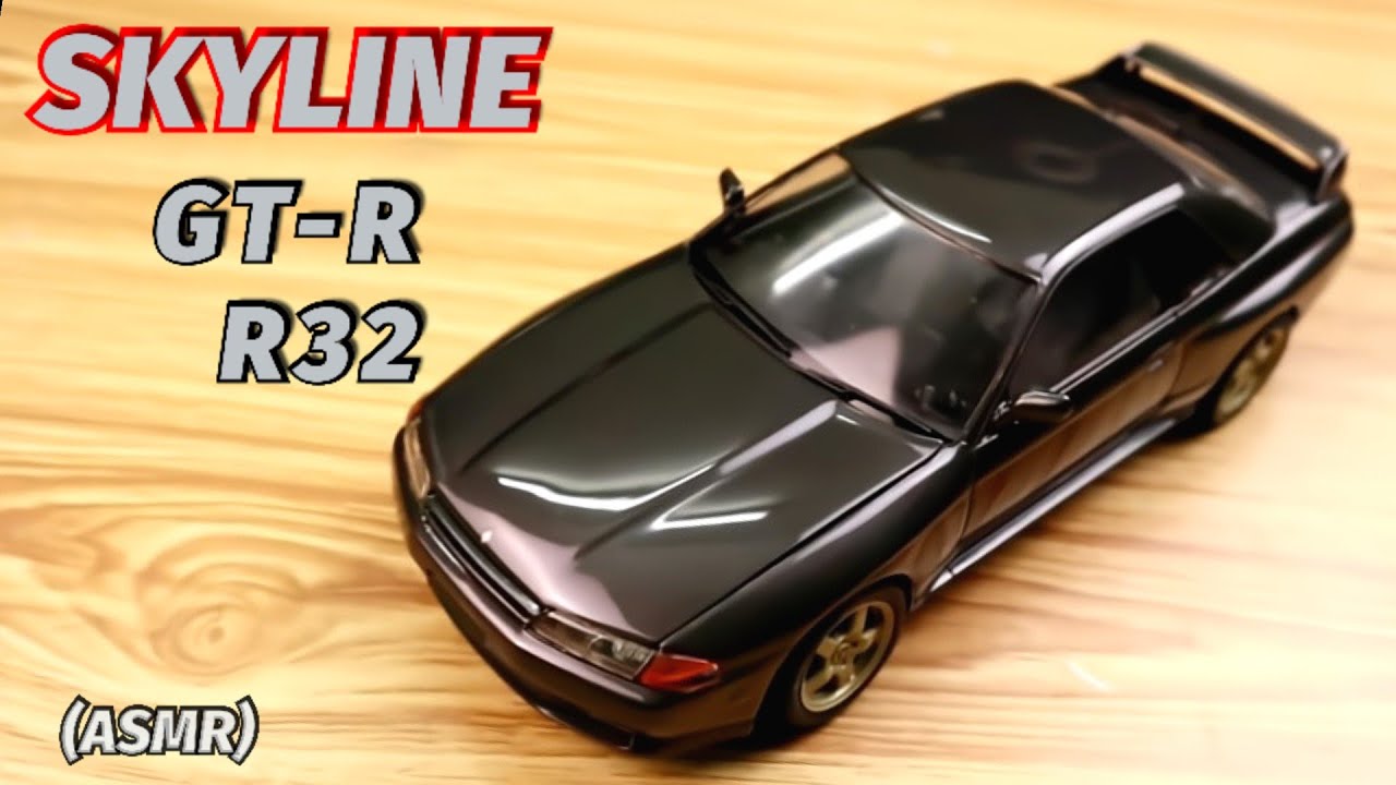(ASMR) Nissan GTR R32 Model Car Full Build Step by Step