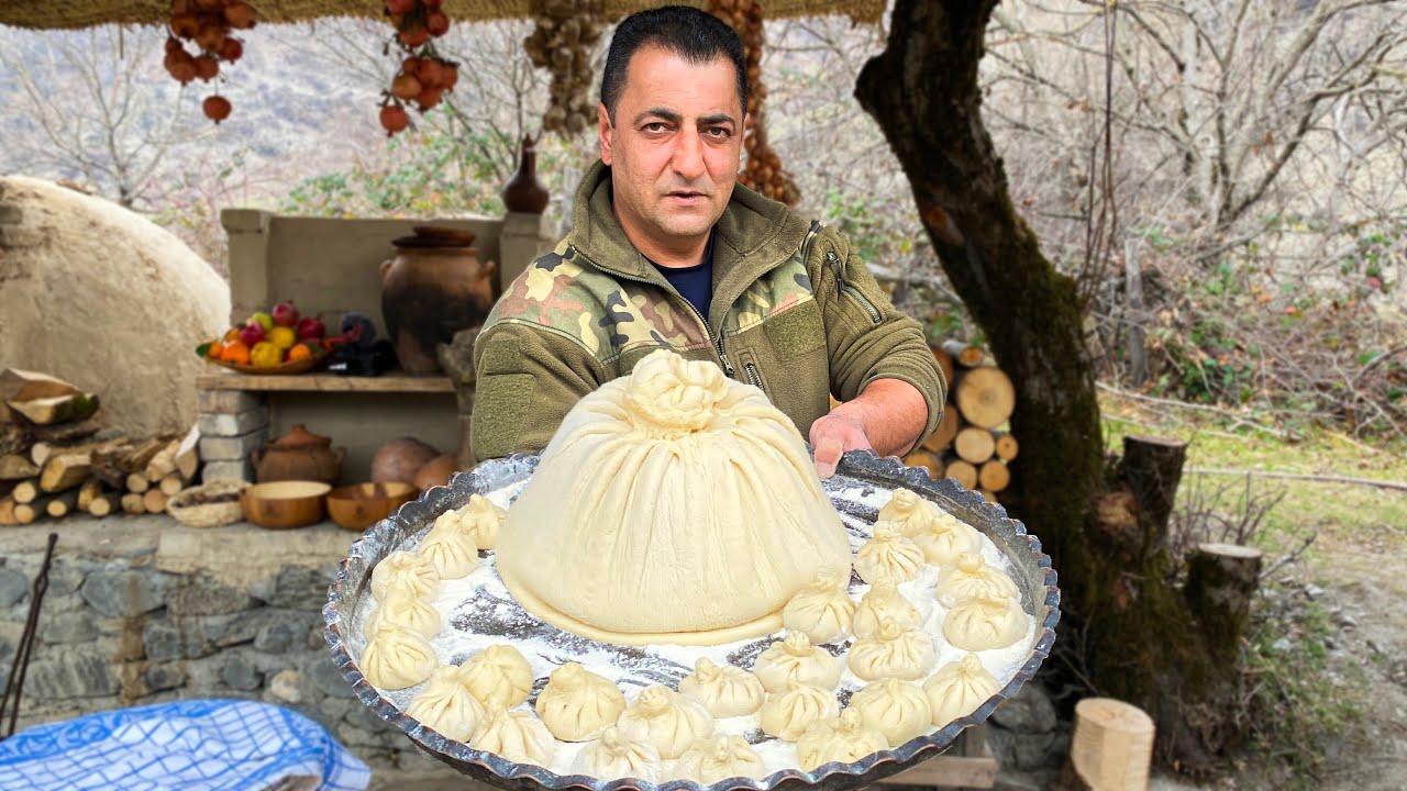 Необыкновенный Рецепт МАМА-ХИНКАЛИ! Расслабляющая кулинария в деревне