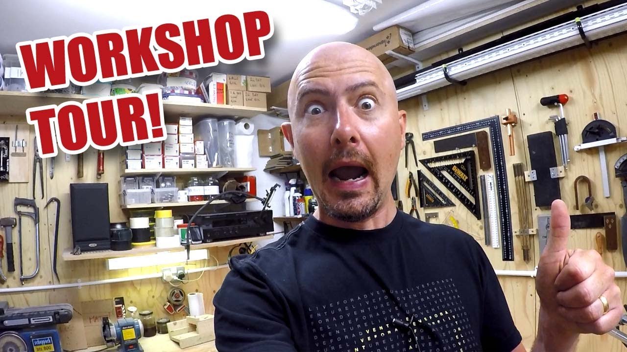 Small 250ft² Workshop Tour - 1000 SUBSCRIBER SPECIAL! (2017)