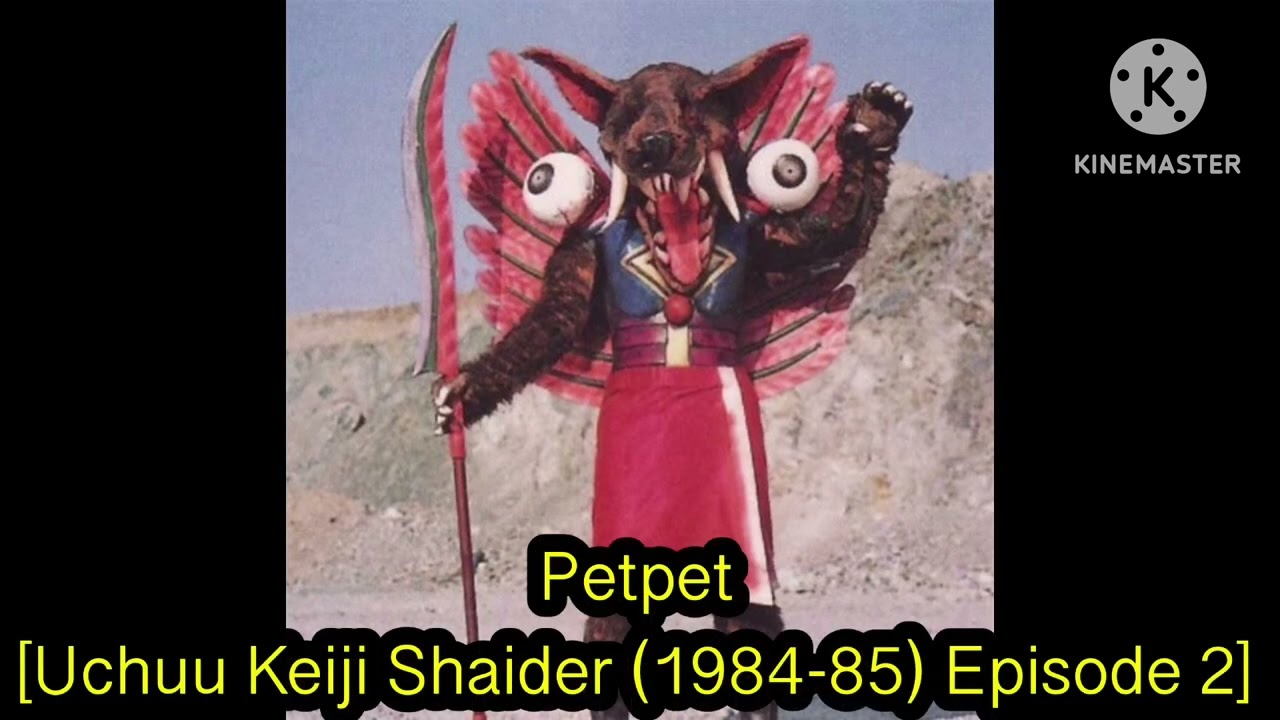 All Uchuu Keiji Shaider Monsters/Villains
