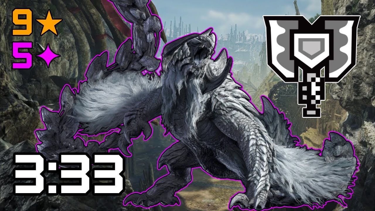 Monster Hunter Wilds - Tempered Arkveld 9★ 5✦ VS Charge Blade  03'33''80