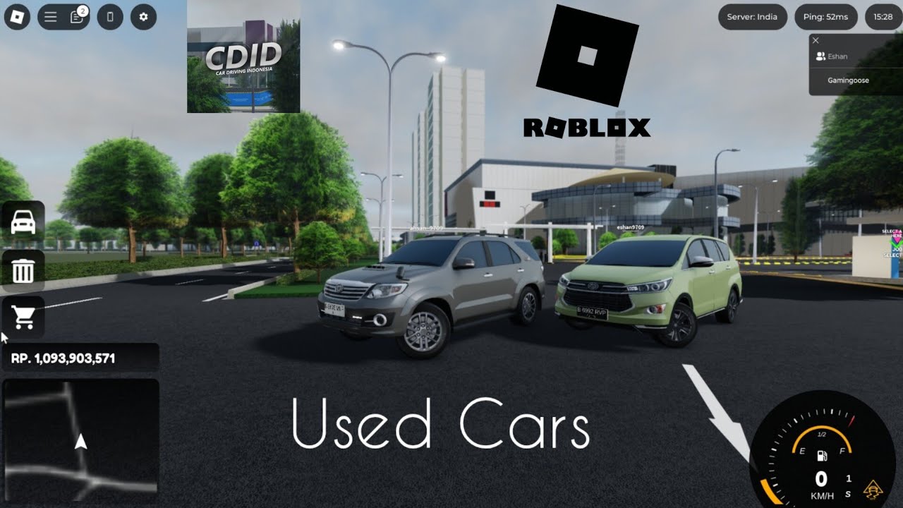 Buying Used Cars In CDID | Car Driving Indonesia | Roblox |