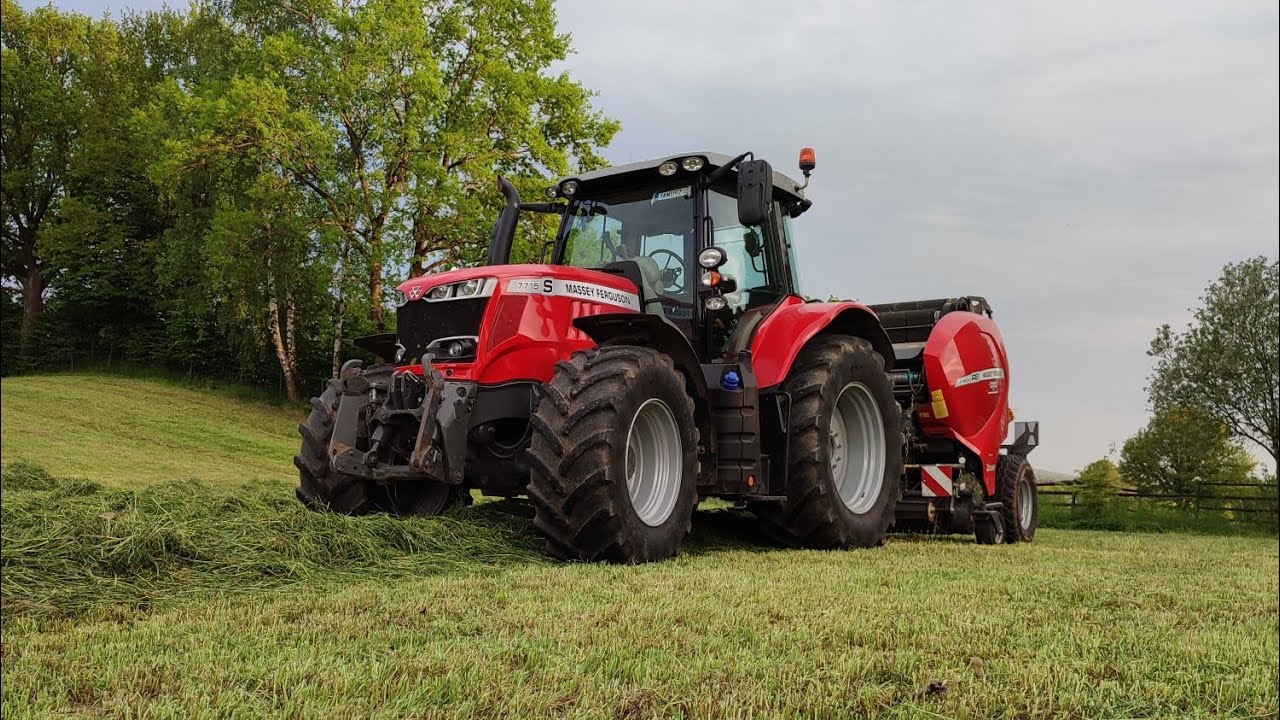 ★Sianokiszonka 2023 ★ Od koszenia do owijania ★ 3 x Massey Ferguson ★