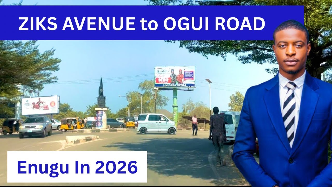 ENUGU CITY TODAY 🇳🇬 | Saturday Morning Drive Through Zik’s Avenue to Ogui Road