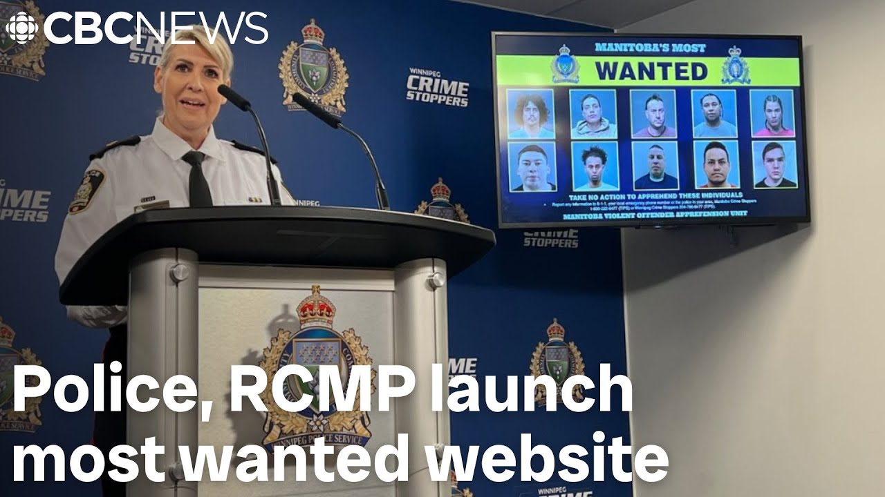 Police, RCMP launch most wanted website to track down people wanted for violent crimes | FULL VIDEO