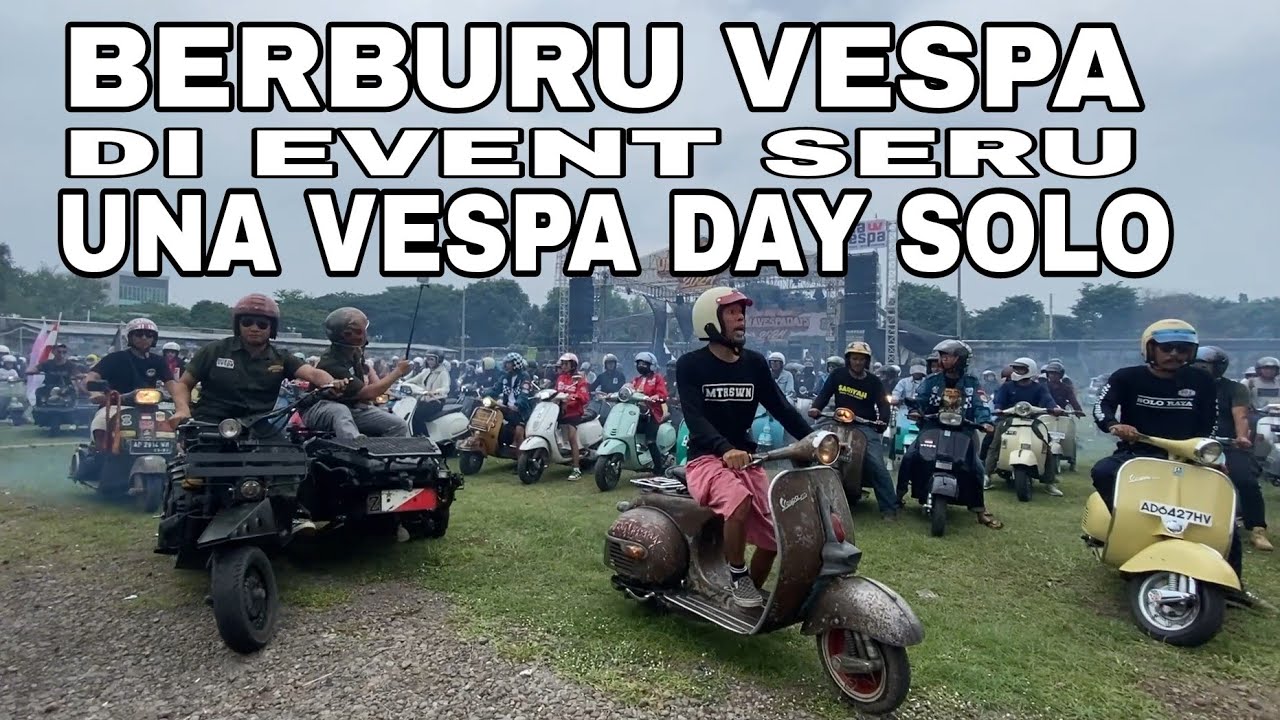 EVENT SERU UNA VESPA DAY SOLO.
